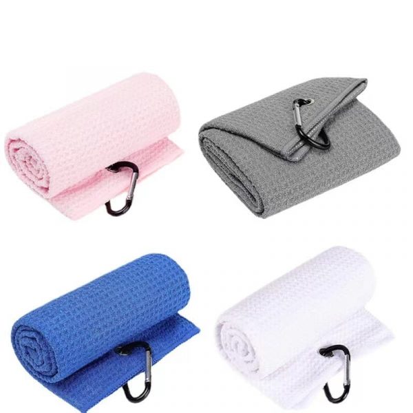 Microfiber Waffle Golf Cleaning Towel Absorbent